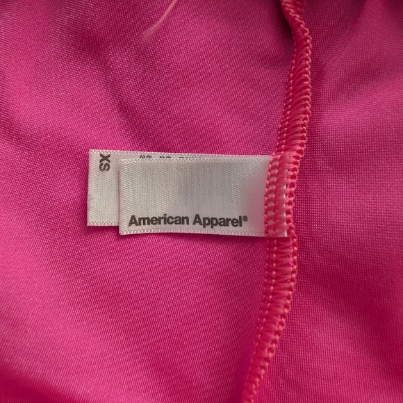 American Apparel Leggings Neon Pink Size XS - Picture 4 of 8